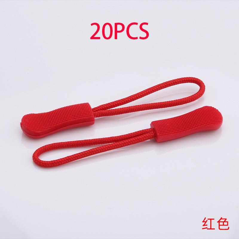 20Pcs Replacement Zipper Pulls Cord Extender for Backpacks Jackets Luggage Purses Handbags