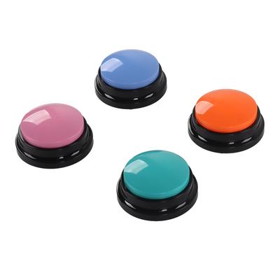 4Pcs Voice Recording Button 30 Second Record Pet Training Buzzer for Cats Dogs Training