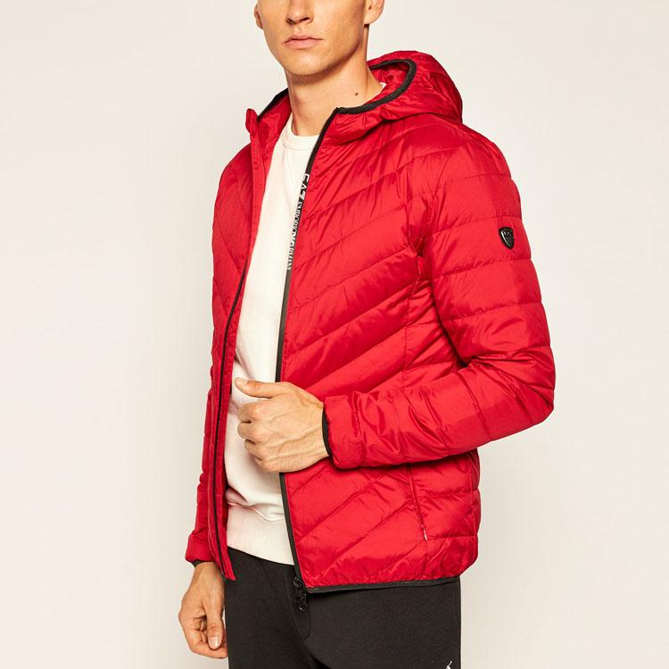 Emporio Armani EA7 Daunenjacke Herren Rot 8NPB07-PNE1Z-1450