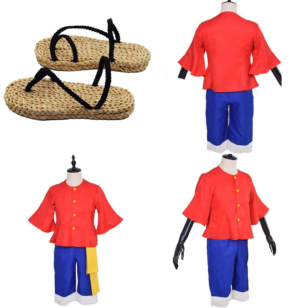 Captivating One Piece Monkey D Luffy New World Costume For Halloween And Cosplay