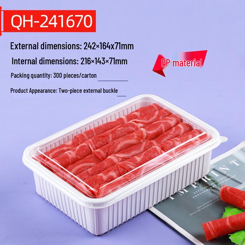 Одноразовые коробки для упаковки мясных рулетов