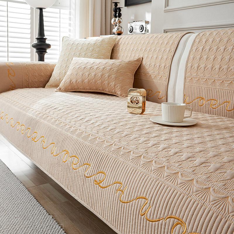 Thicken Washable Cotton Sofa Cover Non-slip Sofa Cushion for Living Room Universal Couch Cushion L Shaped Couch Mat Modern Home