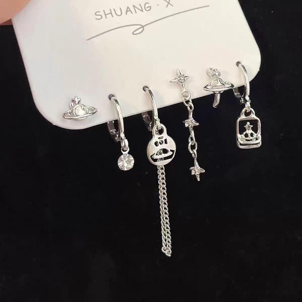 2025 Floral Season S925 Sterling Silver Earrings for Girls - Sweet, Niche One-Week Set
