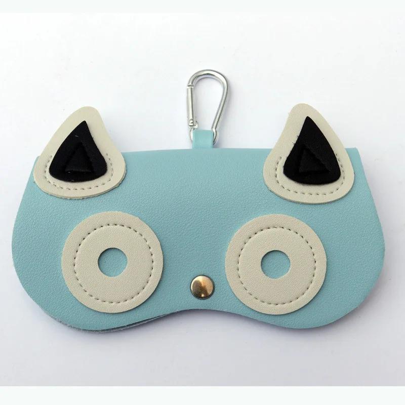 Kreslené pouzdro na brýle s motivem sov pro muže a ženy, přenosné, roztomilé, úložný box na sluneční brýle a brýle na krátkozrakost, cestovní ochranný organizér na brýle, dárek