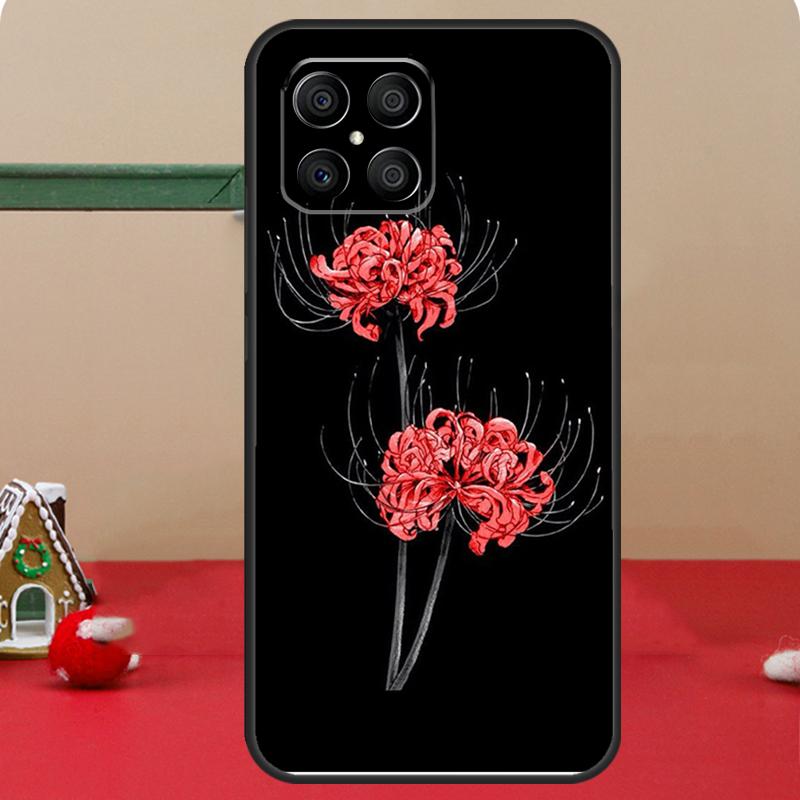 

Чехол-цветок Ликорис лучистый для Honor Magic 7 Lite 6 8 Pro Honor 400 200 70 90 X8c X8b X9a X9b X9c X9d Win RT Honor Magic5 Lite