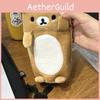 Rilakkuma Plush Zipper Pencil Case For Girls With Cute Toy Storage Organizer