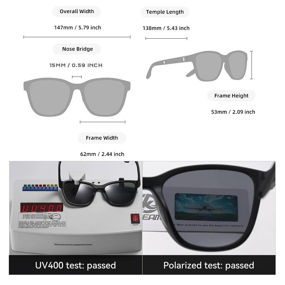 New KDEAM Brand Vintage Round Polarized Sunglasses For Men Unisex Size Steampunk TR90 Sun Glasses Travel Women Party Shades