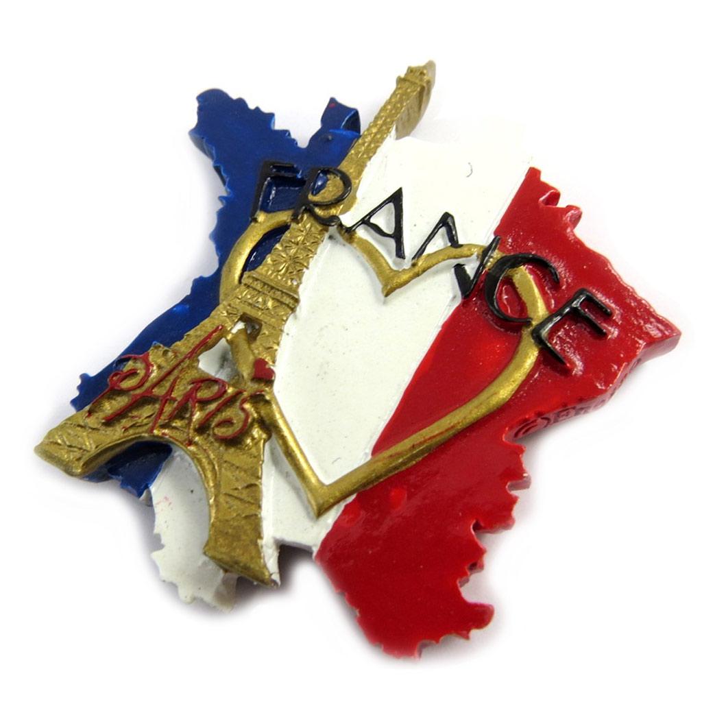 Les Trésors De Lily [M1360] - Magnet 'Francie' trikolóra