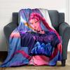 1pc KPop Demon Hunters MIRA2 Blanket, Gift, for Men and Women, Soft Blanket, Good for Sofa Bed Couch Travel, Lightweight Flannel Blanket