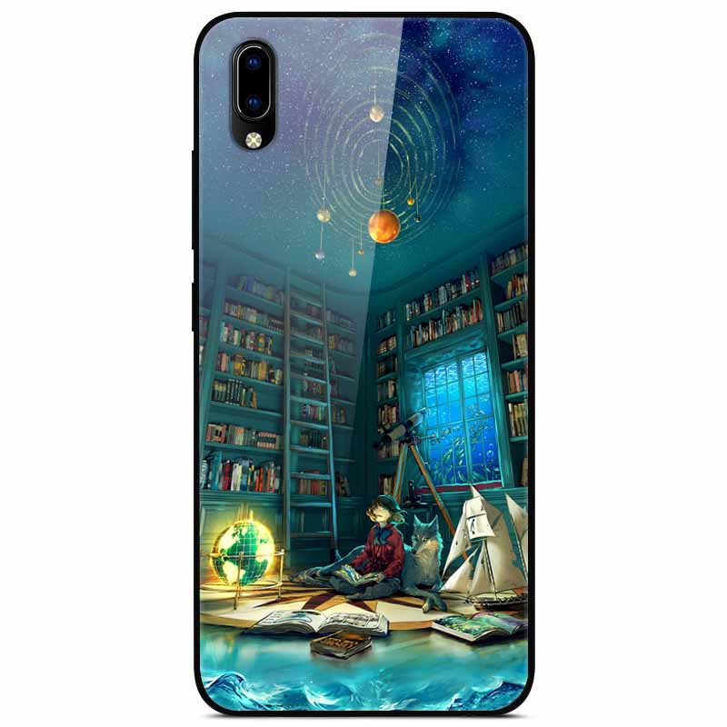 Für vivo V17 Hüllen V17 Pro Gehärtetes Glas Harte Rückseite Für Vivo V15 Pro Handyhülle Coque Für Vivo X50 Pro Lite Hülle X 50Lite
