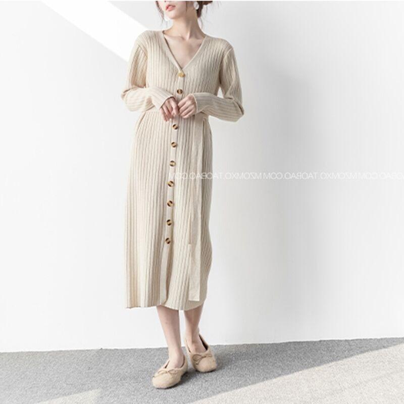 New Women's Clothing Temperament High-end Sense Light Luxury Celebrity Fried Street Knitted Dress
