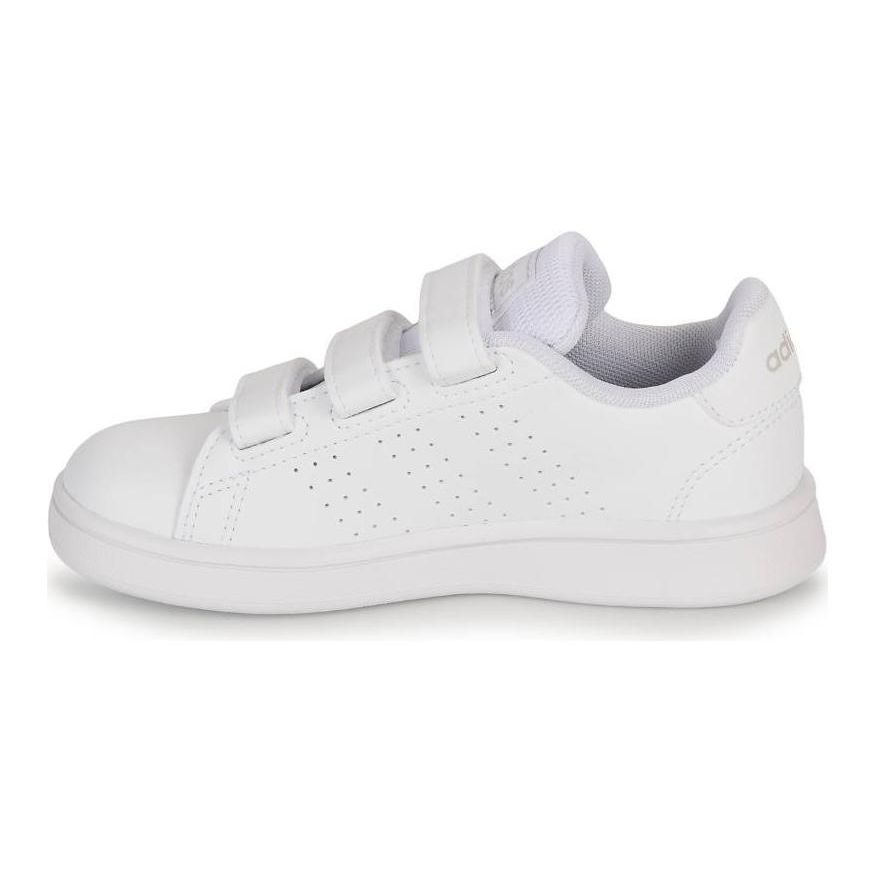 Adidas Advantage Cf C Comfortable Durable Breathable Low-Top Kids Sneakers Kids Sneakers White IG2517