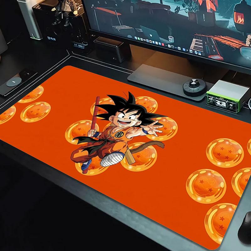 Dragon Ball Adventure Large Size Mouse Pad Large Gaming Table Cushion Nonslip Laptop Tablet Big Mousepad Xxl Mat Mini Pc Playmat With Lock Edge