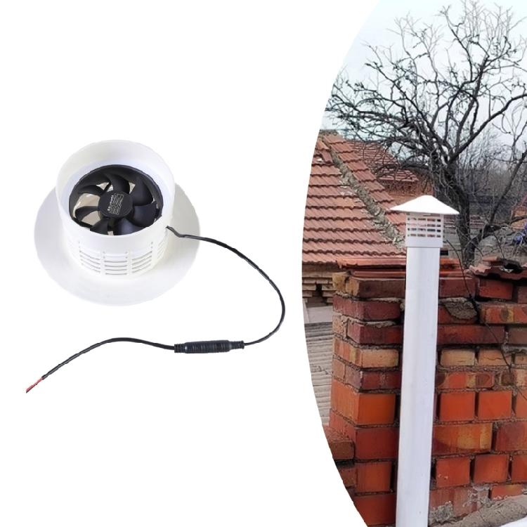Ventilador Extractor de Aire de Alta Velocidad para Baño de 12V 3W con Potentes Flujos de Aire para Extracción Rápida de Humedad y Olores Reducción de Vapor