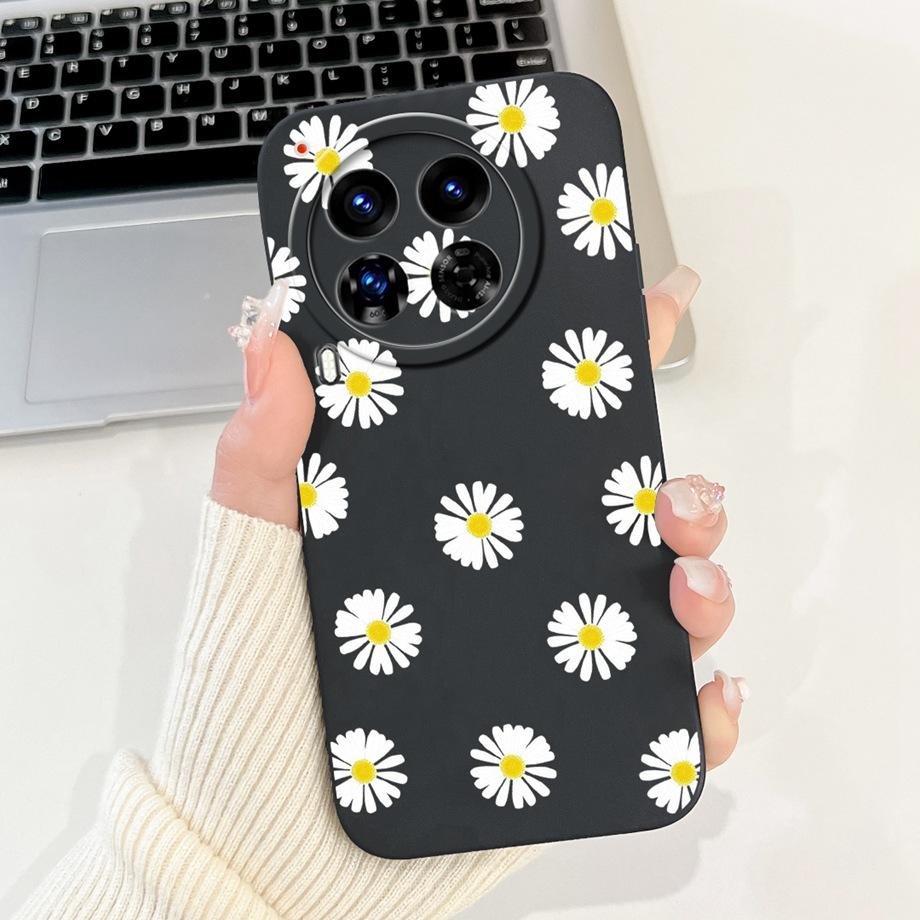 For Tecno Camon 30 Premier Case Cover Soft Silicone TPU Flower Girly Fashion Phone Case For Tecno Camon 30 5G /4G Bumper Fundas