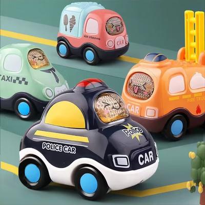 Dětské autíčka Měkké a pevné natahovací autíčka Mini závodní auto Dětská vzdělávací hračka pro děti Chlapci a dívky 1 2 3 4 5 let