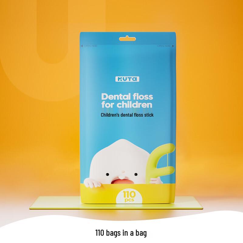 KUTA Kids' Ultra-fine Dental Floss Sticks