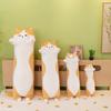 Long Cat Plush Toy Soft Stuffed Animal Pillow Bed Sleeping Comfort Decor