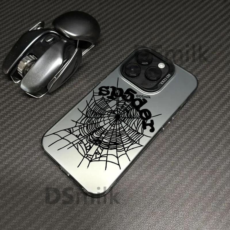 Popular spider web iPhone16Pro phone case 15/14/13 laser 12 Apple 11XsMax/p
