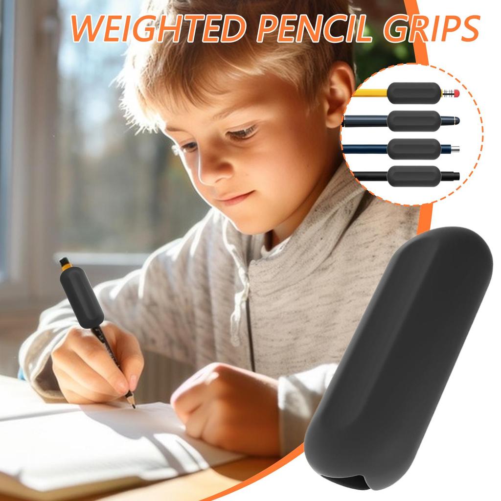 Weighted Pencils Grips For Kids Handwriting Aid Correction Tool Children Adults Writing Drawing Training Silicone Pen Holder