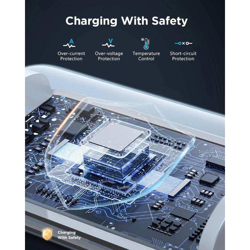 Magnetic Wireless Charger for iPhone -3-in-1 Magnetic Safe Charging Station for Various Devices