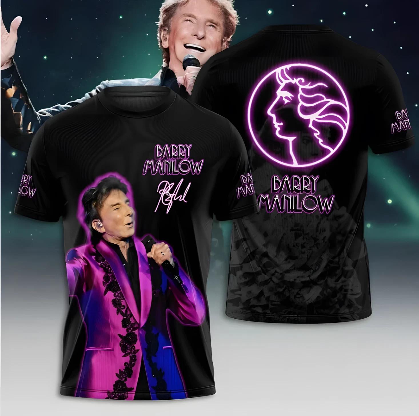 Barry Manilow 2026 The Last Concerts Tour 61St Anniversary 3D T-shirt M