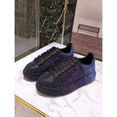 Moda 2024 Otoño Zapatos de Cuero para Mujer Nuevo Estilo Moda Zapatos de Plataforma Rosas Plataformas Ins Zapatillas Marea Brillo Strass Zapatos