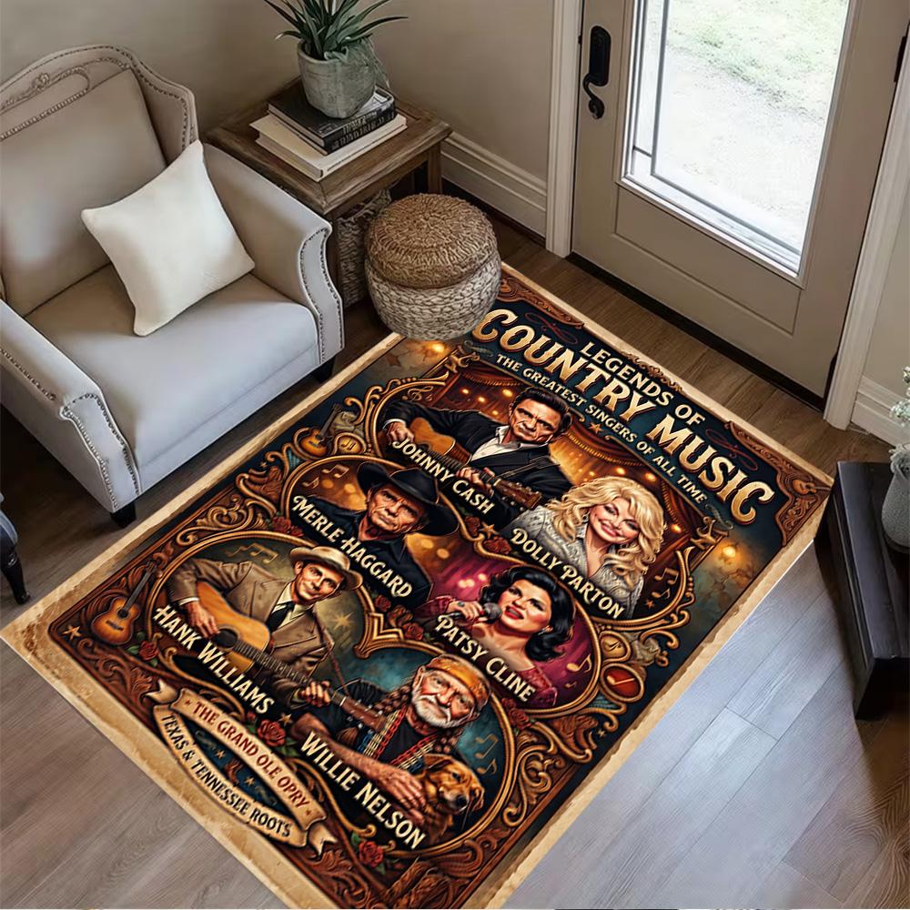Elvis Presley's Legacy Floor Mat Suitable for Kitchen Game Room Decorate room Study room Antislip Carpet Decorate Offices