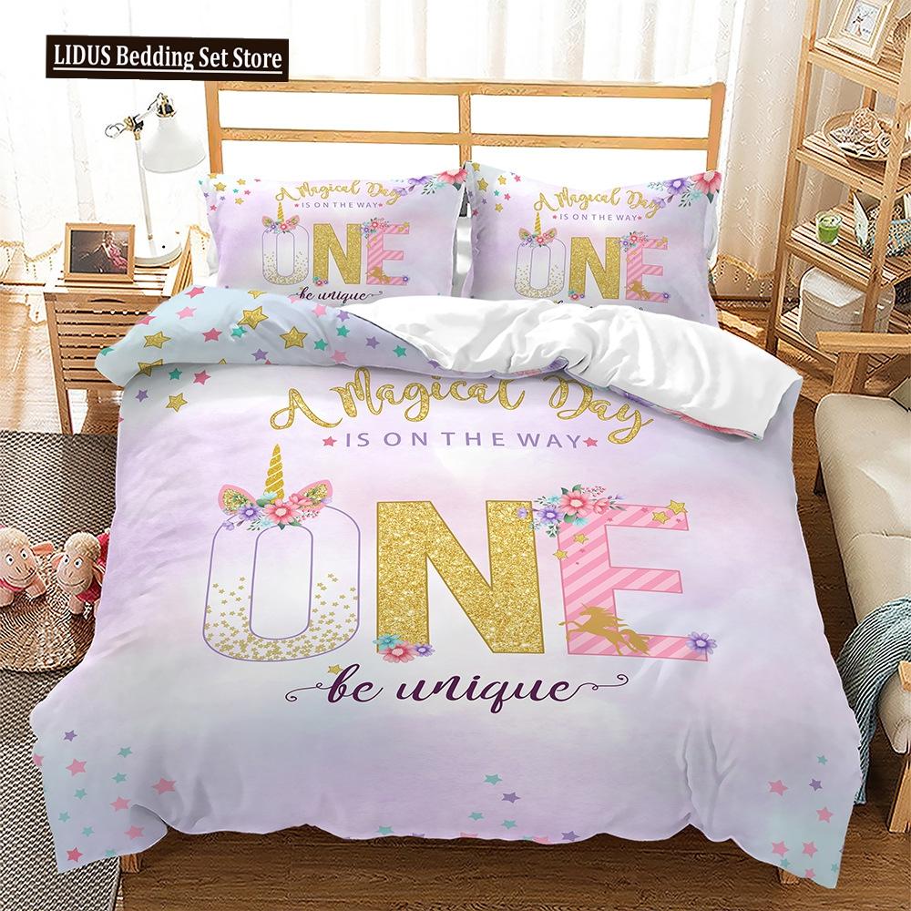 Комплект пододеяльника на тему животных Медуза Русалка Мультяшный узор Кавайный постельный комплект Кинг Твин Фулл Размер Полиэстер Пододеяльник