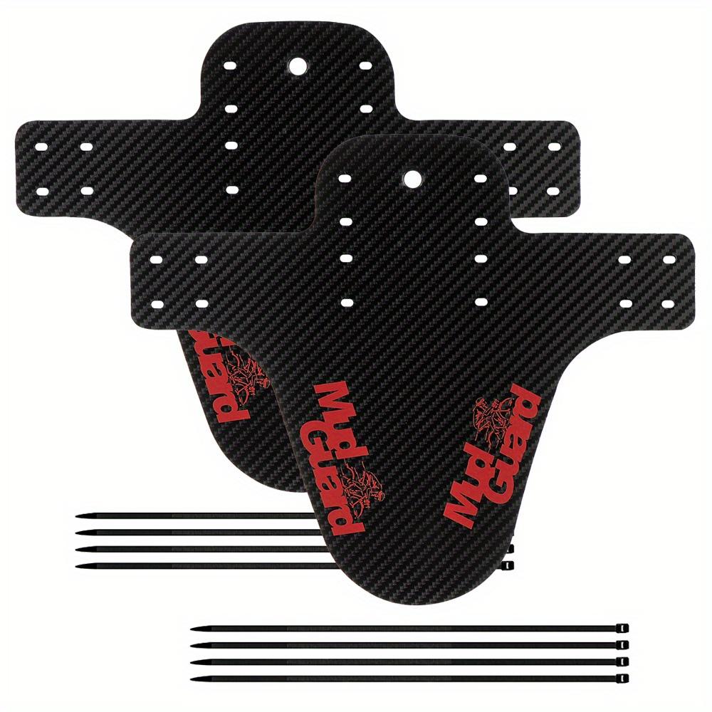 2 Stück Fahrrad-Schutzbleche, Fahrrad-Schutzbleche mit Kohlefaser-Muster, geeignet für Vorder- und Hinterräder, ultraleichte Mountainbike-Schutzbleche.