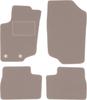 Beige Velours-Fußmatten für: Peugeot 207 SW, Kombi, Schrägheck (2006-2012)