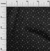 oneOone Cotton Flex Black Fabric Wine Dress Material Fabric Print Fabric By The Yard 40 Inch