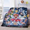 Cardcaptor Sakura Anime Blanket Flannel Throw Soft Warm Lightweight Blanket for Sofa Bed Cozy Home Decoration -QJY