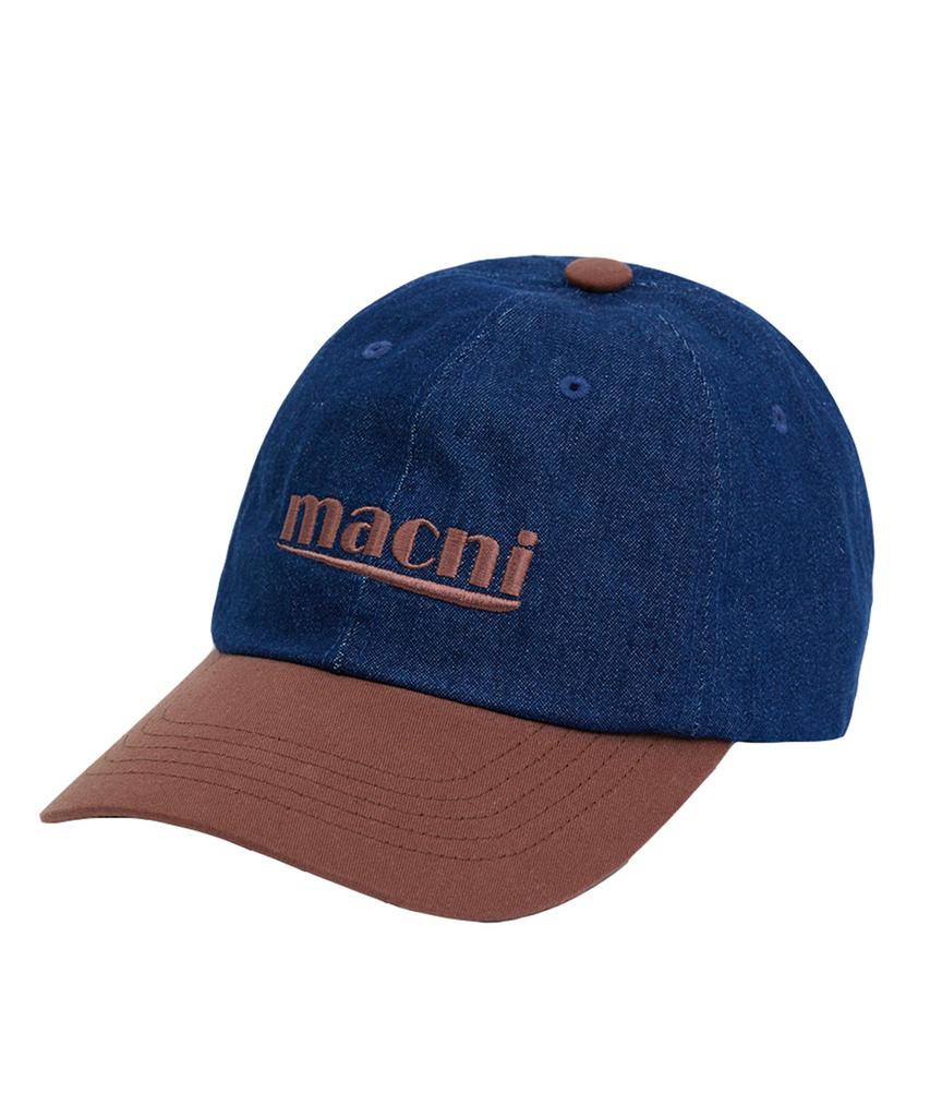 Makeuni Signature Logo Mix Ball Cap_Blue Denim