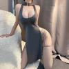 Women's Lingerie Spice Girls Backless See-Through Uniforms Temptation Pure Lust Pajamas Passionate High Split Cheongsam Dresses