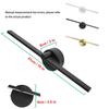 Aluminium Wall Light Solid Color Wall-mounted LED Replacement Ple Style 300 Degree Household Hotel Bedroom Lamp Ornament