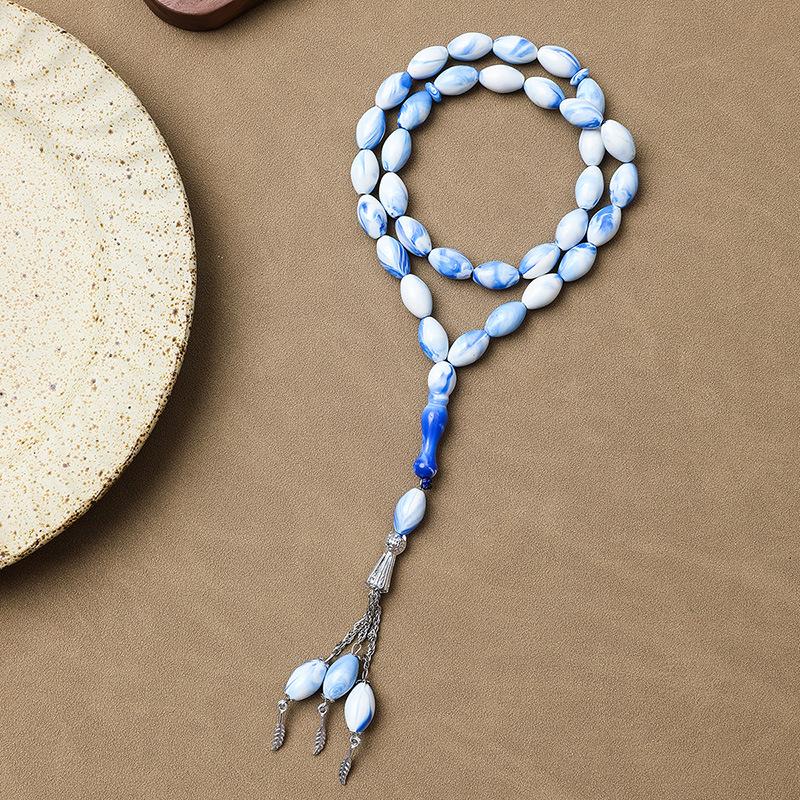 Handgefertigtes 33-Perlen-Tasbih-Gebetsarmband aus Saudi-Arabien