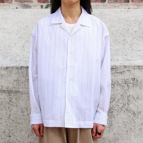 Eponim Overshirt_Green Stripe One Size