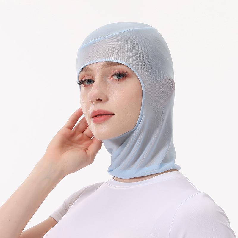 Berretto da Lavoro Antipolvere a Maglia con Protezione per il Collo | Traspirante, Lavabile, Elastico | Anti-Caduta Capelli per Ristorazione e Igiene