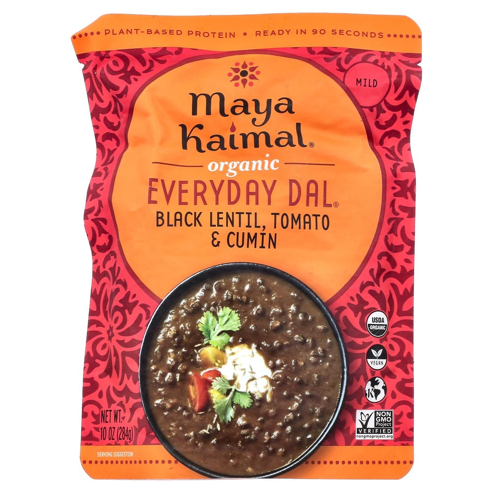 iHerb Everyday Dal with Black Lentils, Tomato & Cumin, 284g (10oz)