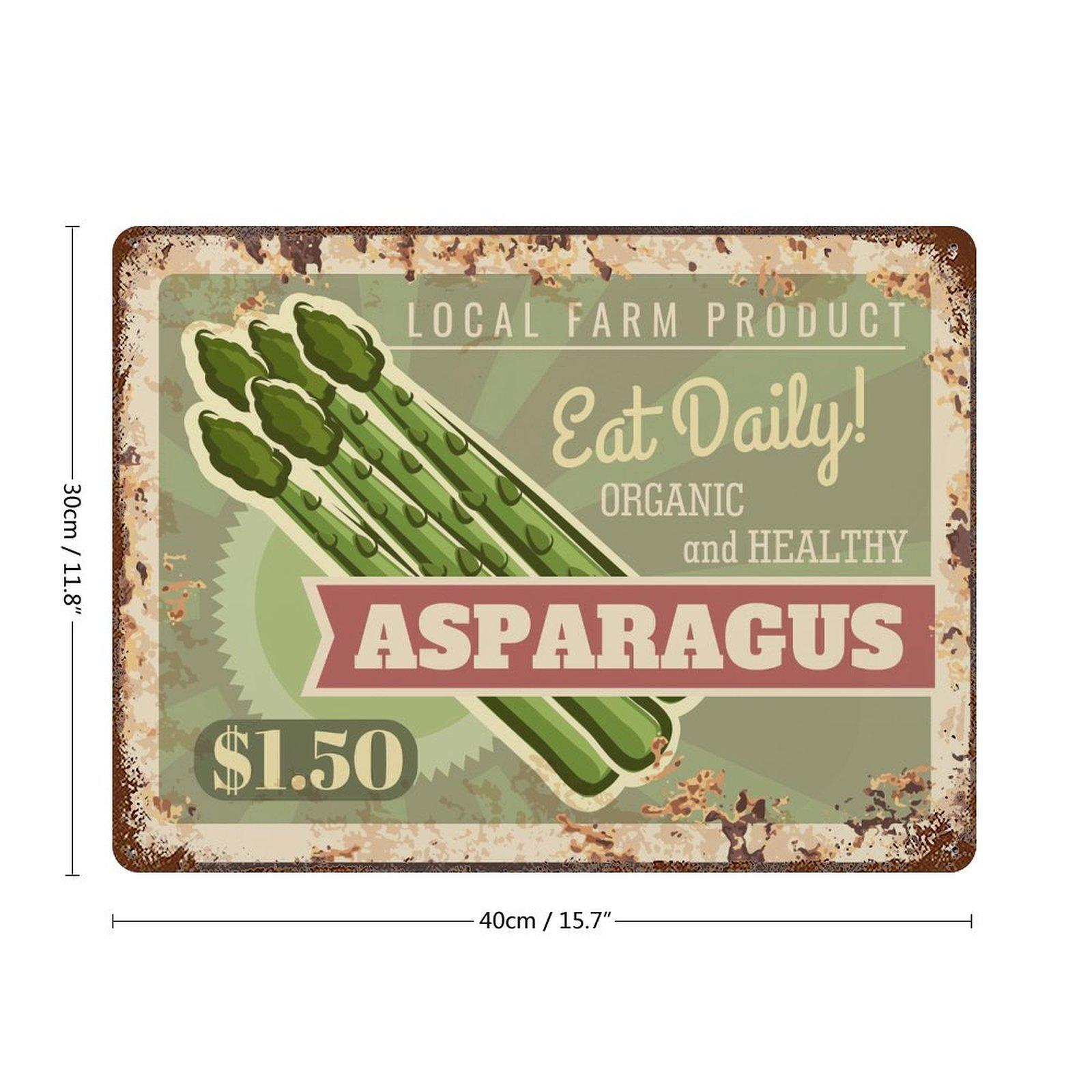 

1-Pack rustic retro décor metal panel, 20×30cm and 30×40cm, aged sign for hallway, dining area or study 30*40CM