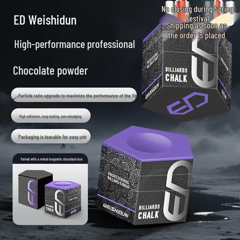 WEISHIDUN Billiard Chalk & Holders