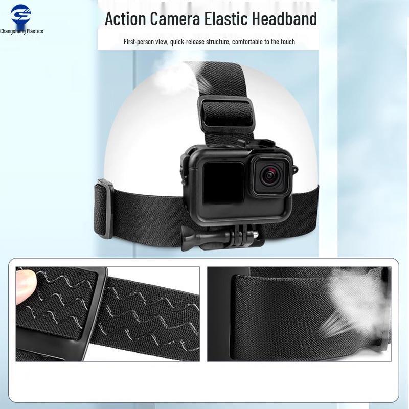 Gopro13/Action5Pro/Insta360 Head-Mounted Strap for Cycling and Sports Camera Use