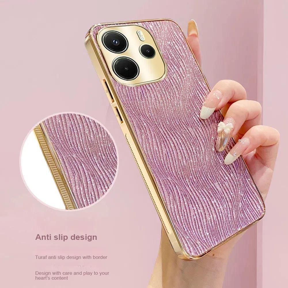 Luxuriöse galvanisierte TPU-Handyhülle für Xiaomi Redmi Note 14 Pro 4G 5G Note14 4G 5G Poco X7 Hülle Stoßfest Coque Funda Shell