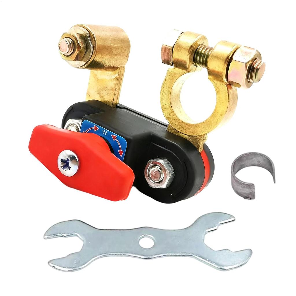 Battery Disconnect 12-48V Cut Off Knob Automotive Battery Disconnect For Marine Boat Home Electrician Engineering Inspection