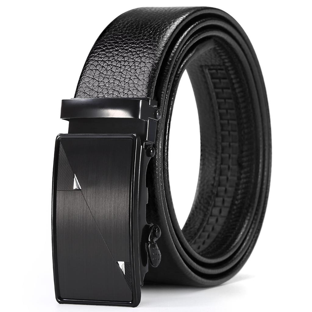 Belt Men'S Business Belt Casual Easy To Wear Simple Automatic Buckle Belt Stall