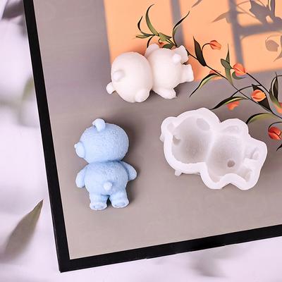 Roztomilý 3D spící medvídek Formy na dorty Silikonová forma na dorty Formy na zdobení dortů Domácí potřeby na pečení