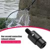 Fishing Landing Harpoon Dip Net Rod Parts Fish Landing Net Connector Quick Release Adapter Anti-rotation Dip Net Rod Parts