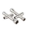 Compact And Heavy-duty Crosses Socket Wrench For Professional Silver Efficient