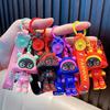 Trendy Cartoon Kid Keychain PVC Pendant for Backpack